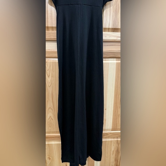 Cupshe Black Maxi Feminine Cut Out Dress Stretch Chic Elegant - Picture 11 of 16